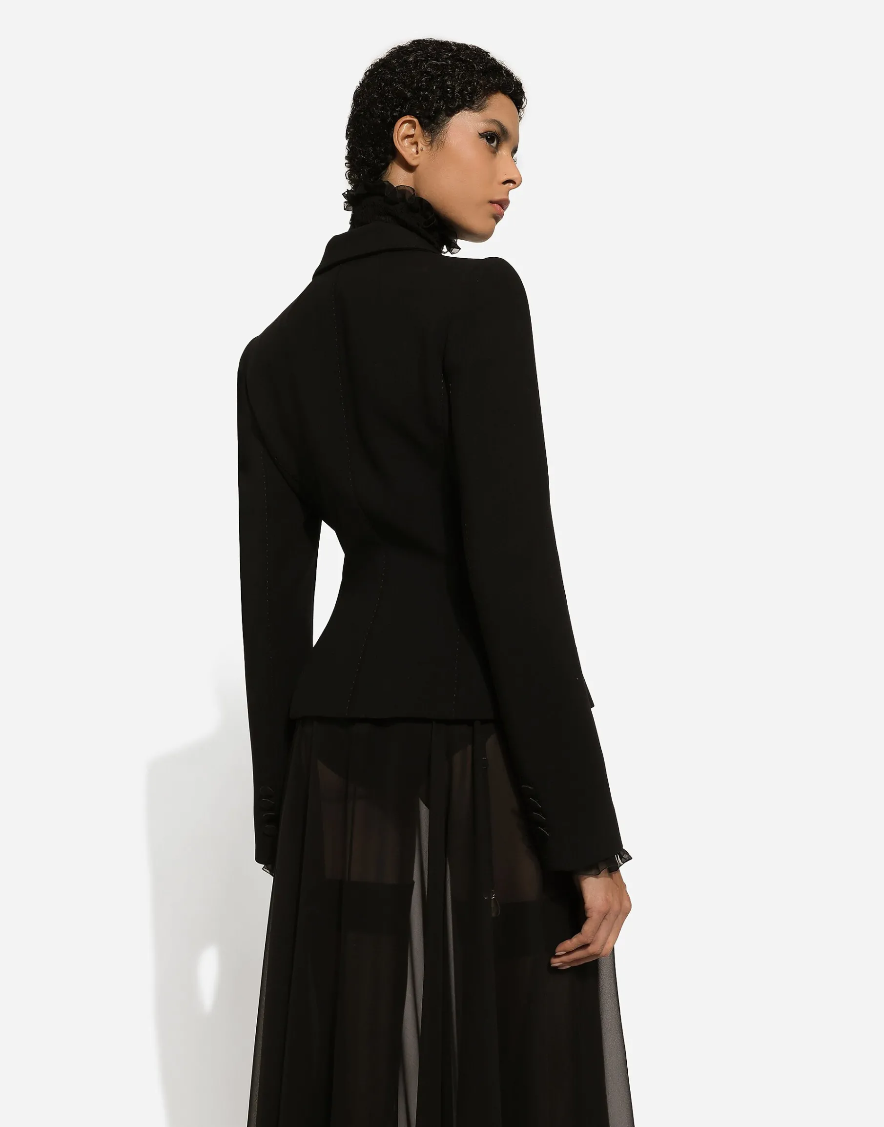 Single-breasted wool Dolce jacket