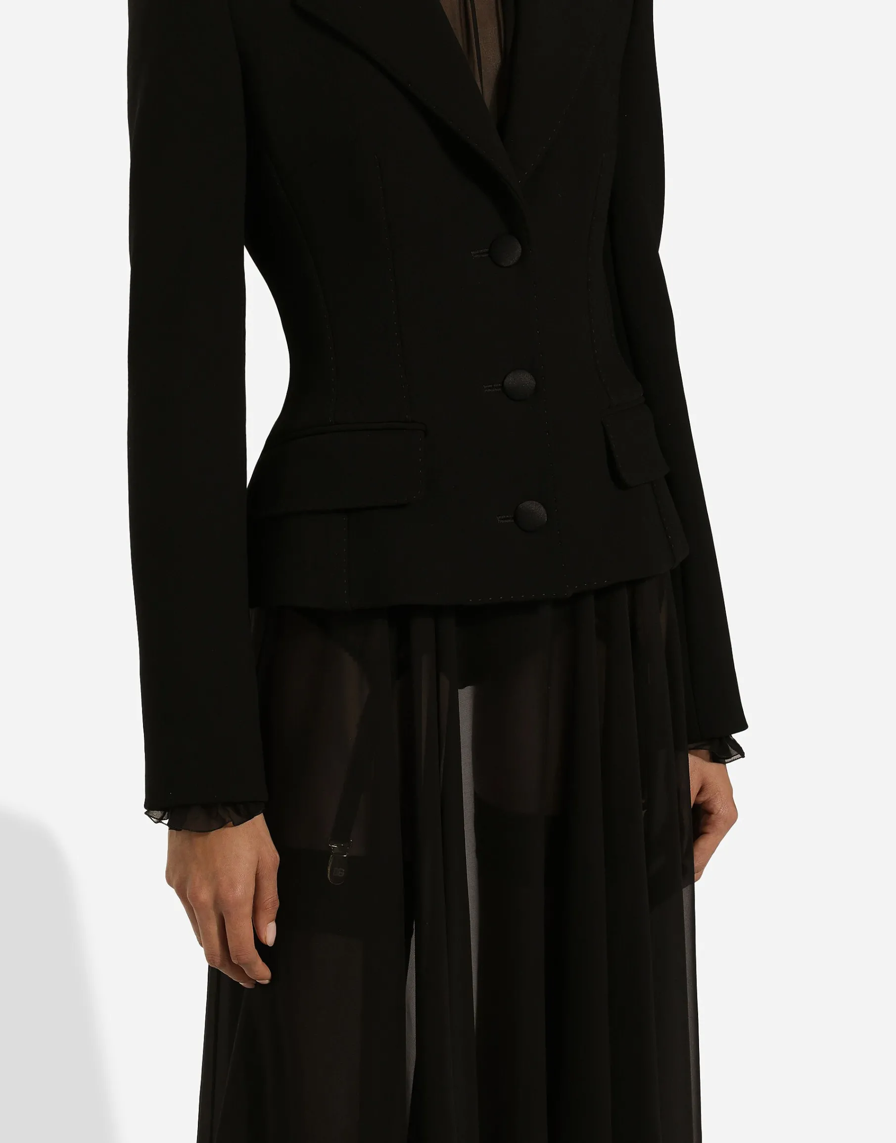 Single-breasted wool Dolce jacket