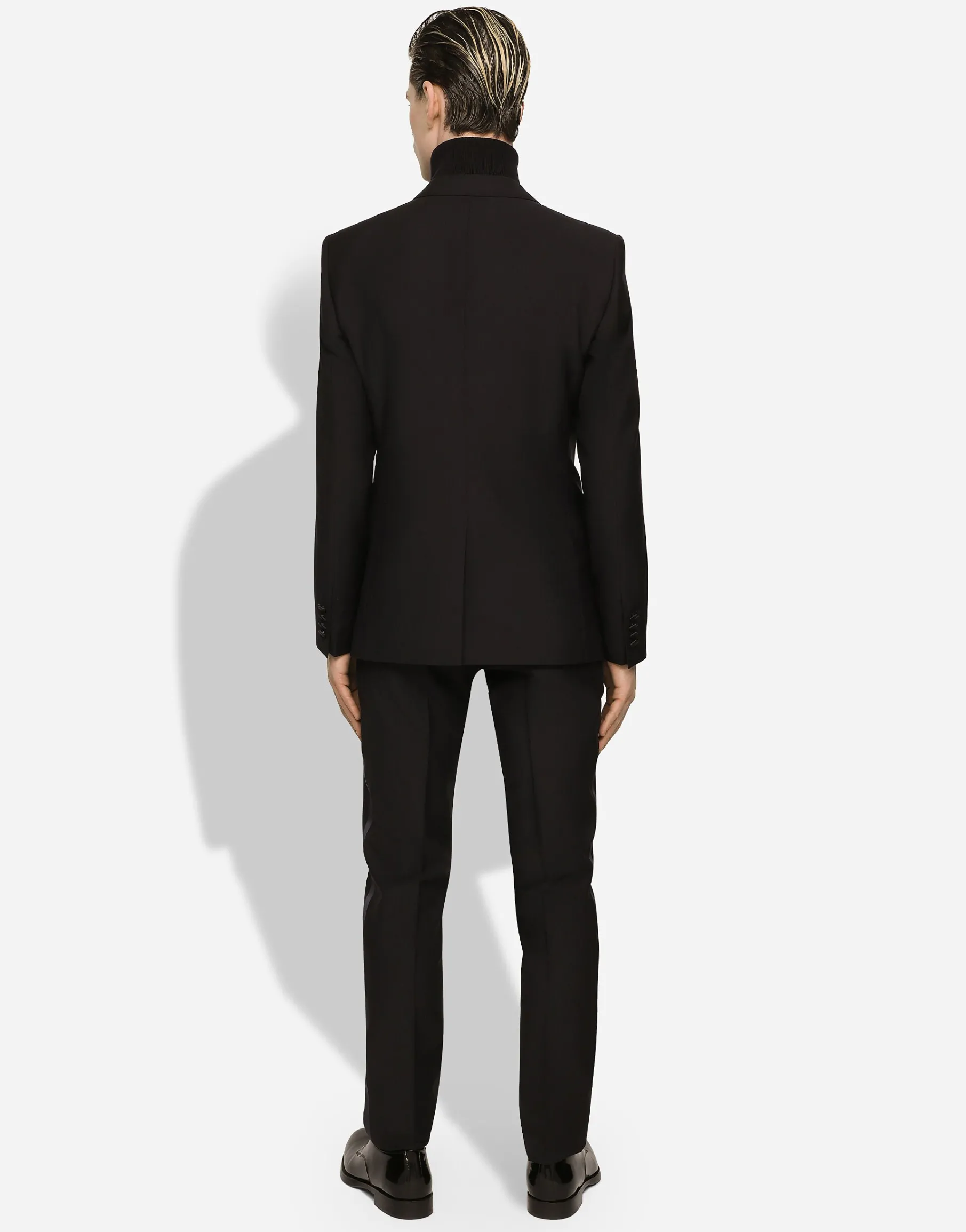 Single-breasted wool Martini-fit tuxedo suit