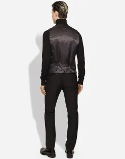 Single-breasted wool Martini-fit tuxedo suit