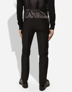 Single-breasted wool Martini-fit tuxedo suit