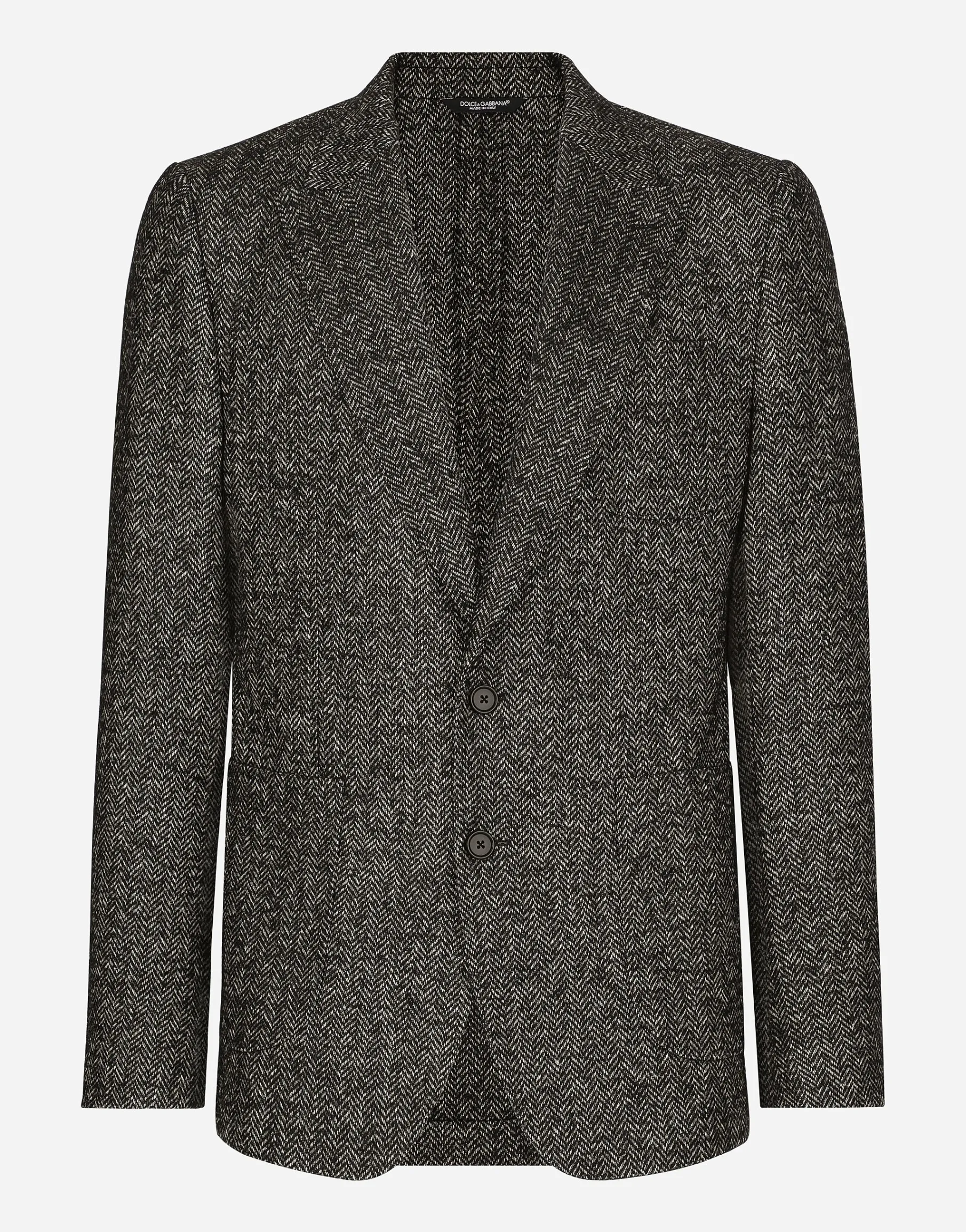 Single-breasted wool Portofino-fit jacket