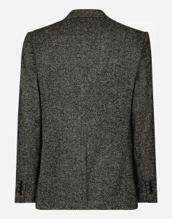 Single-breasted wool Portofino-fit jacket