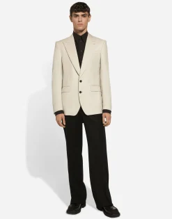 Single-breasted wool Sicilia-fit jacket