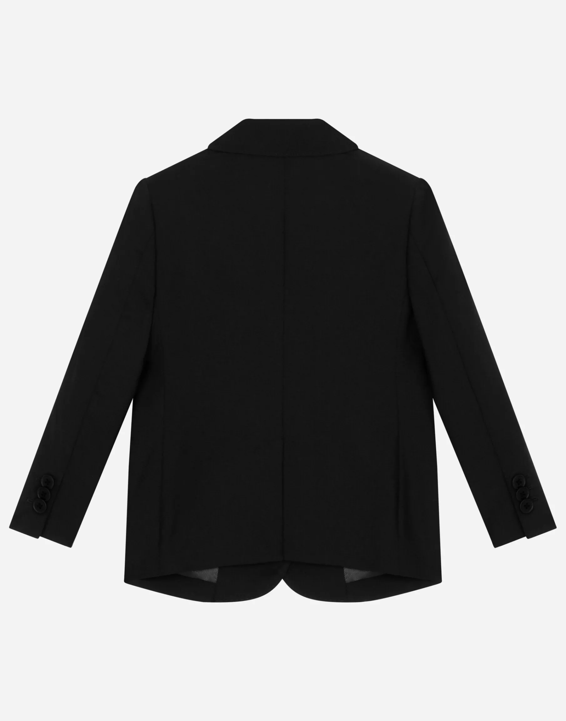 Single-breasted woolen jacket