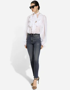 Skinny cotton denim Audrey jeans