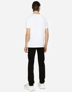 Skinny washed stretch jeans