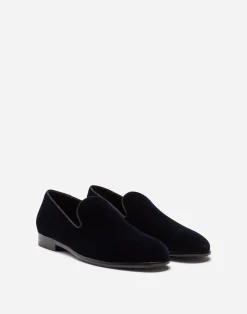 Slippers in velvet