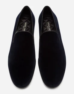 Slippers in velvet