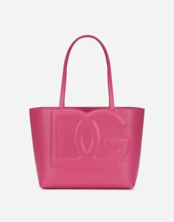 Small calfskin DG Logo Bag shopper
