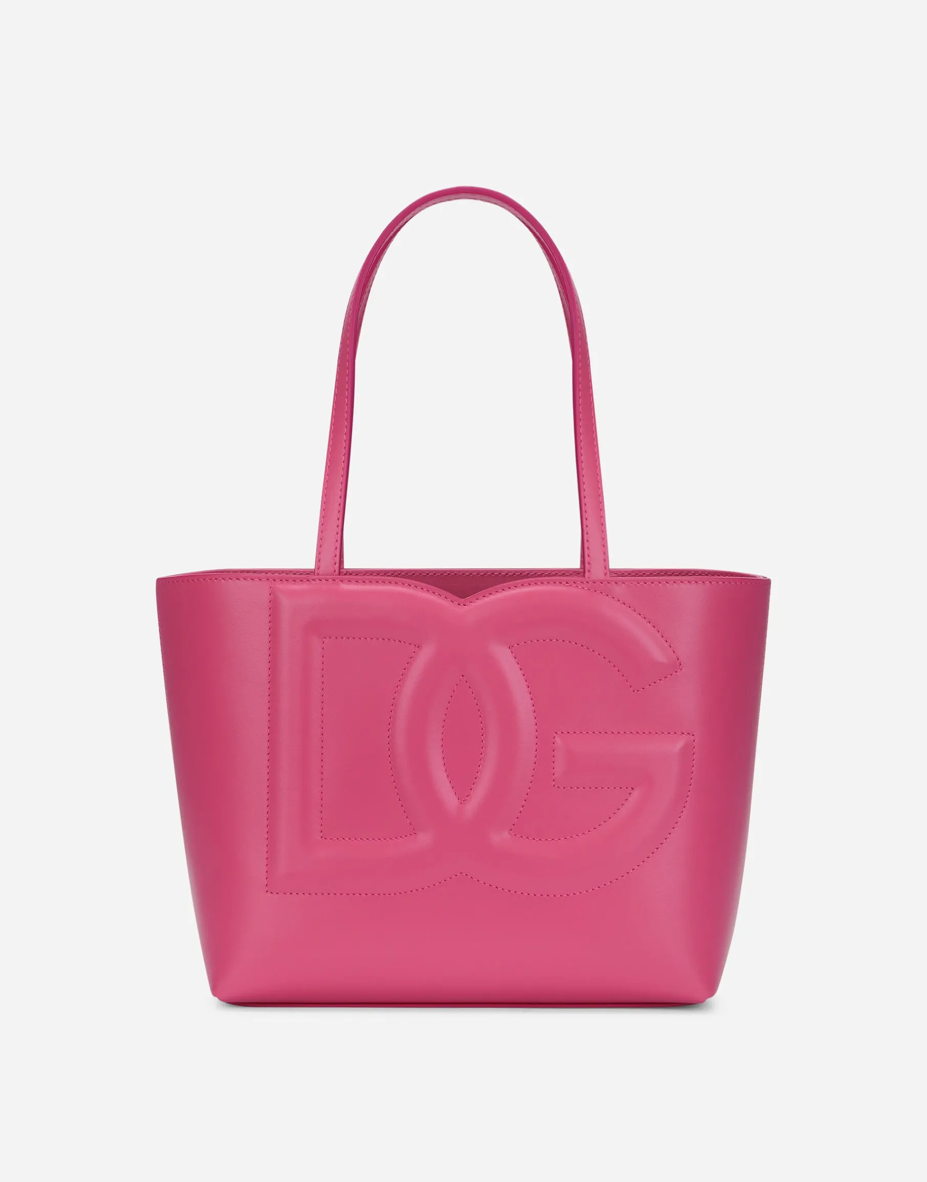 Small calfskin DG Logo Bag shopper