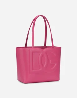Small calfskin DG Logo Bag shopper