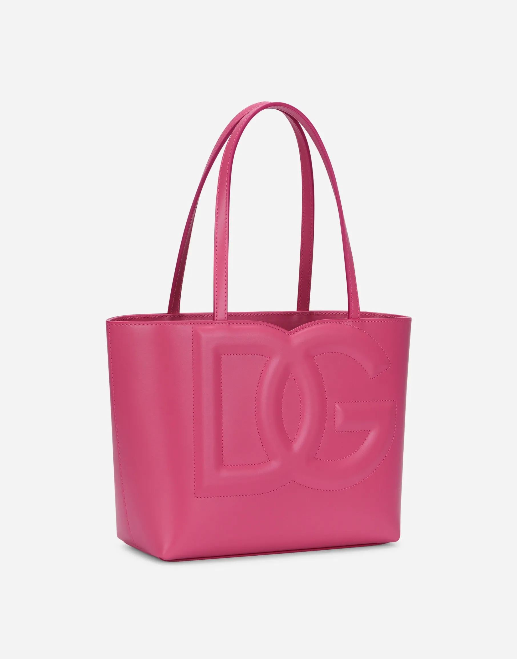 Small calfskin DG Logo Bag shopper