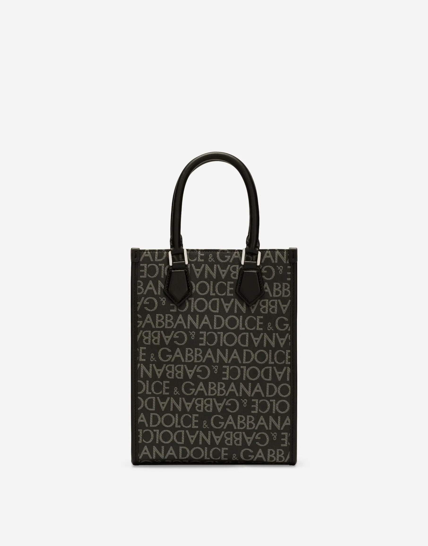 Small coated jacquard bag