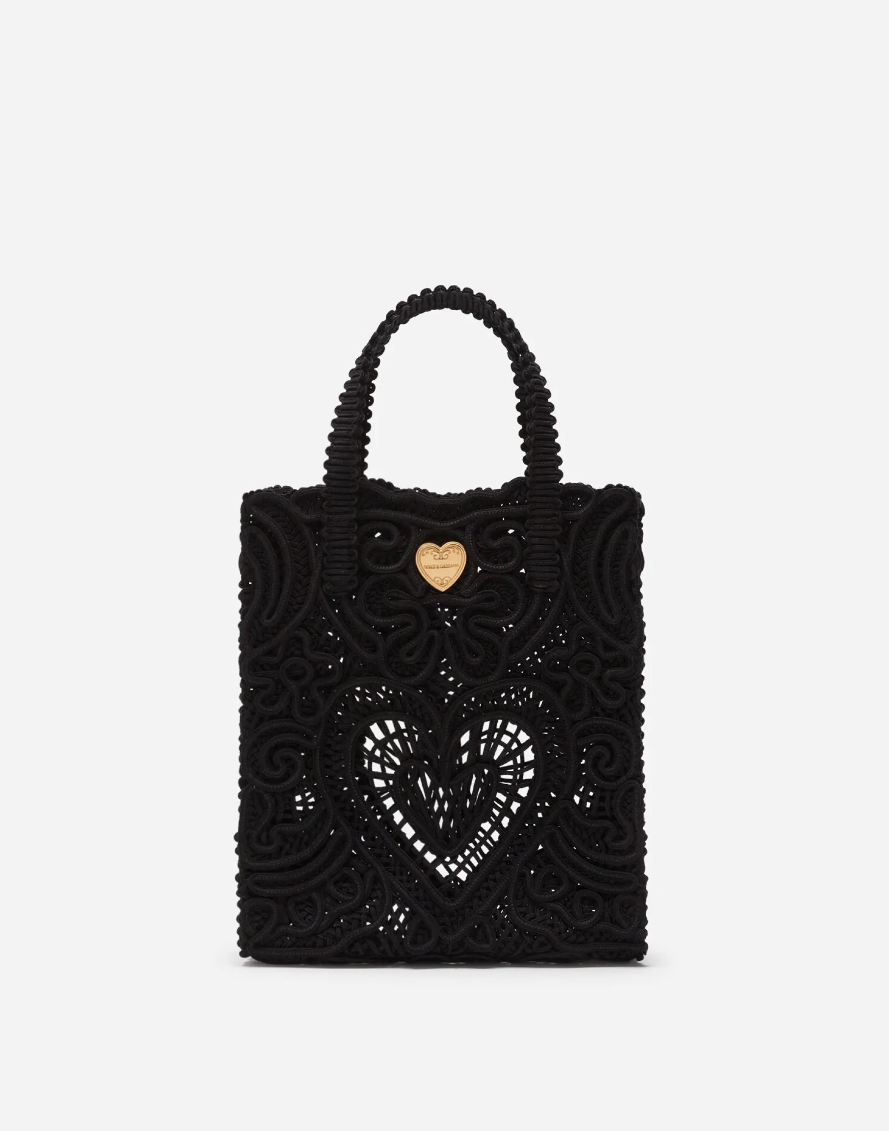 Small cordonetto lace shopper