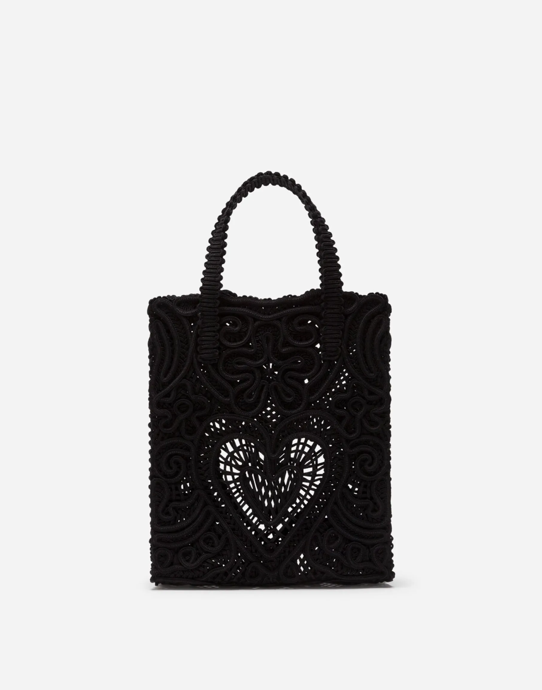 Small cordonetto lace shopper