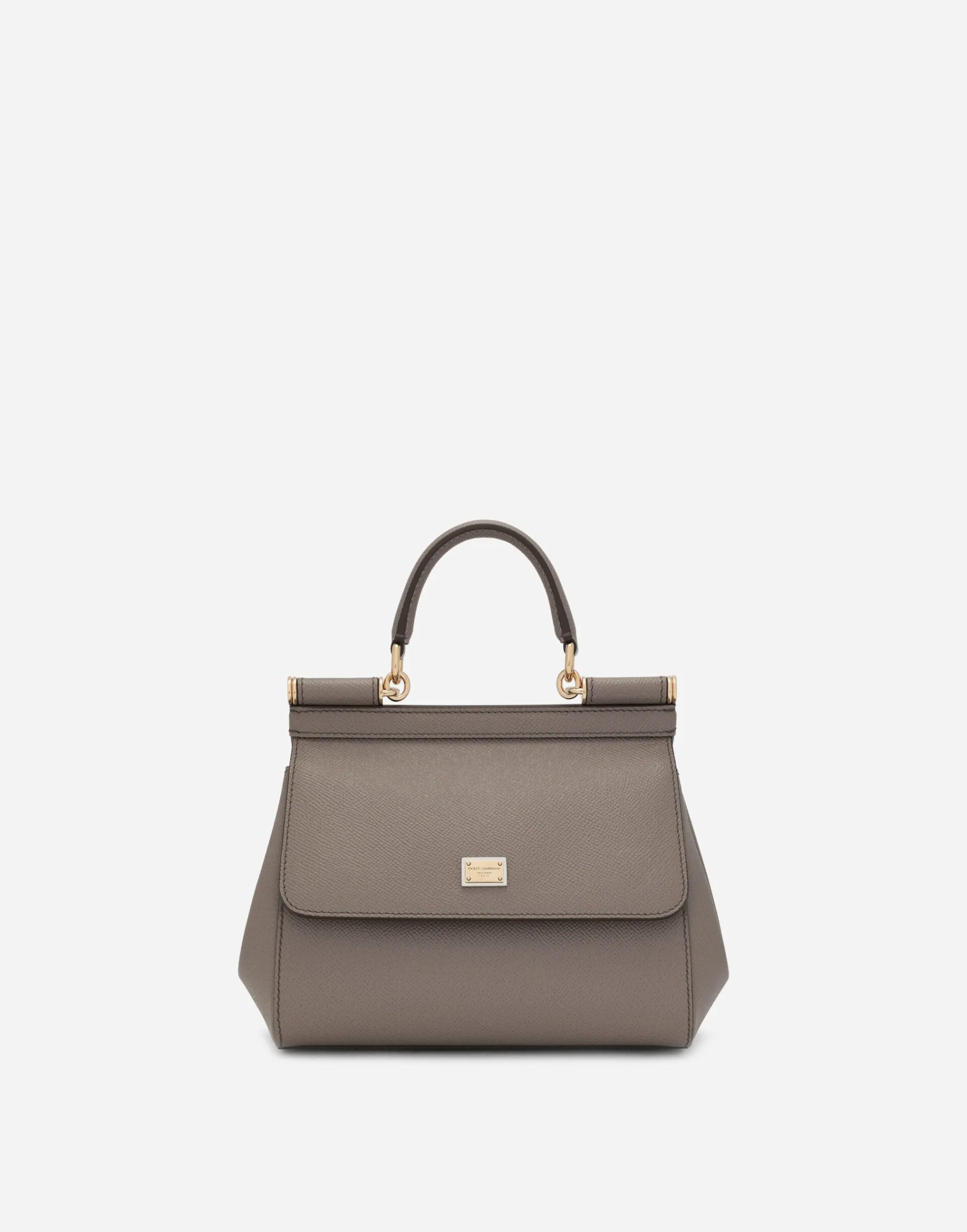 Small dauphine leather Sicily bag