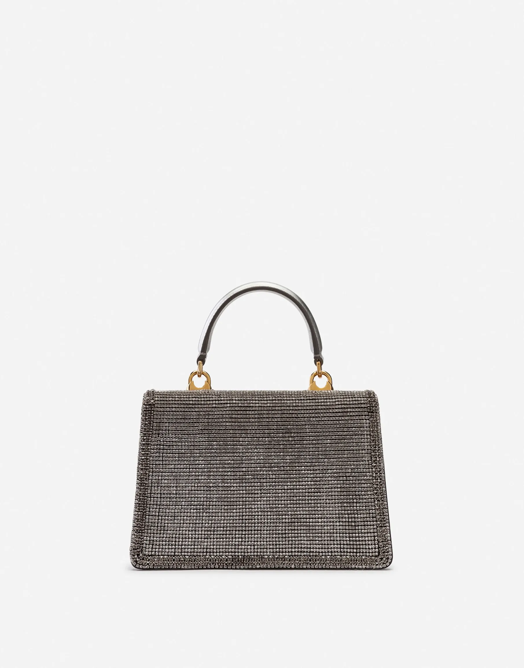 Small Devotion bag in mordore nappa leather with rhinestone detailing