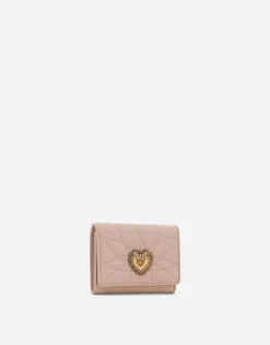 Small Devotion wallet in quilted nappa leather