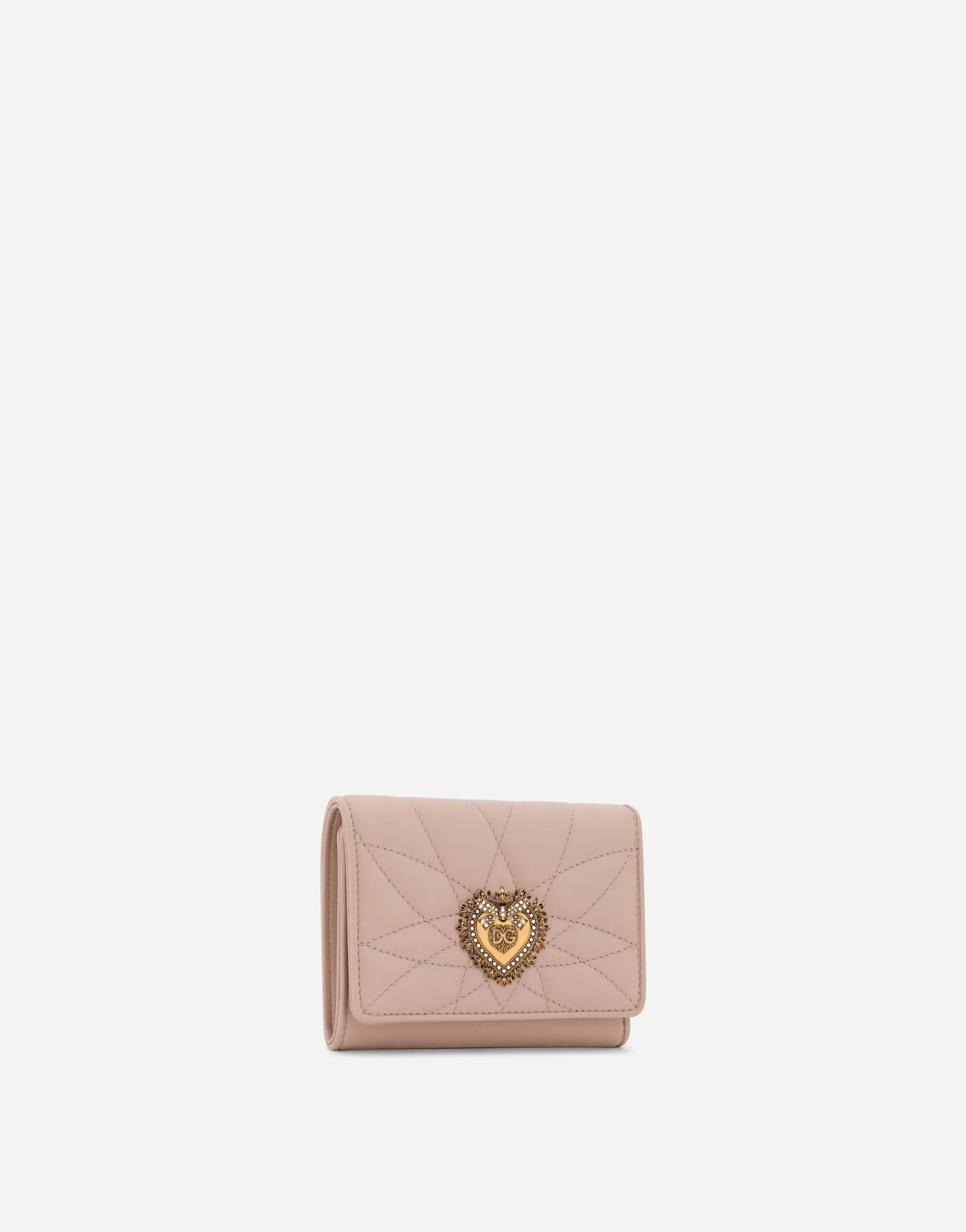 Small Devotion wallet in quilted nappa leather
