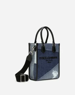 Small patchwork denim bag