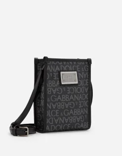 Small printed jacquard shopper