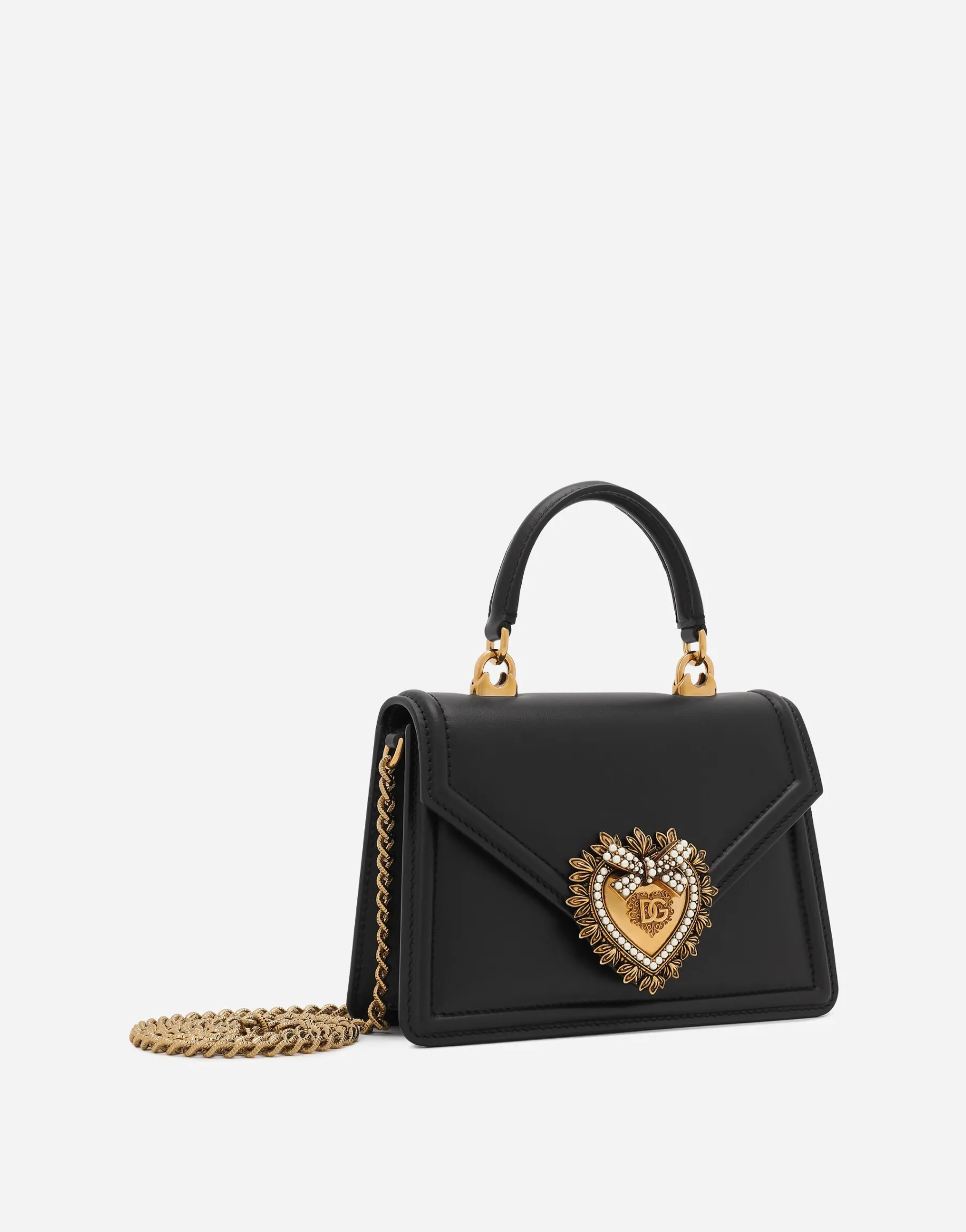 Small smooth calfskin Devotion bag