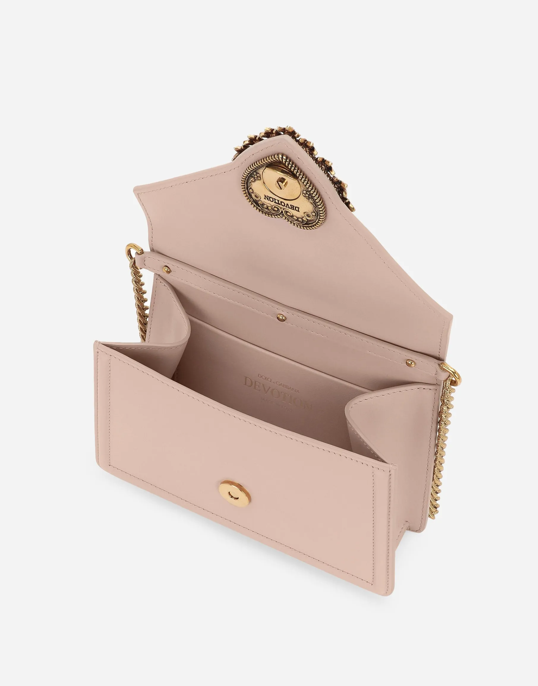 Small smooth calfskin Devotion bag