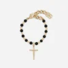 Sphere bracelet with “DNA” cross