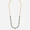 Sphere necklace with “DNA” cross