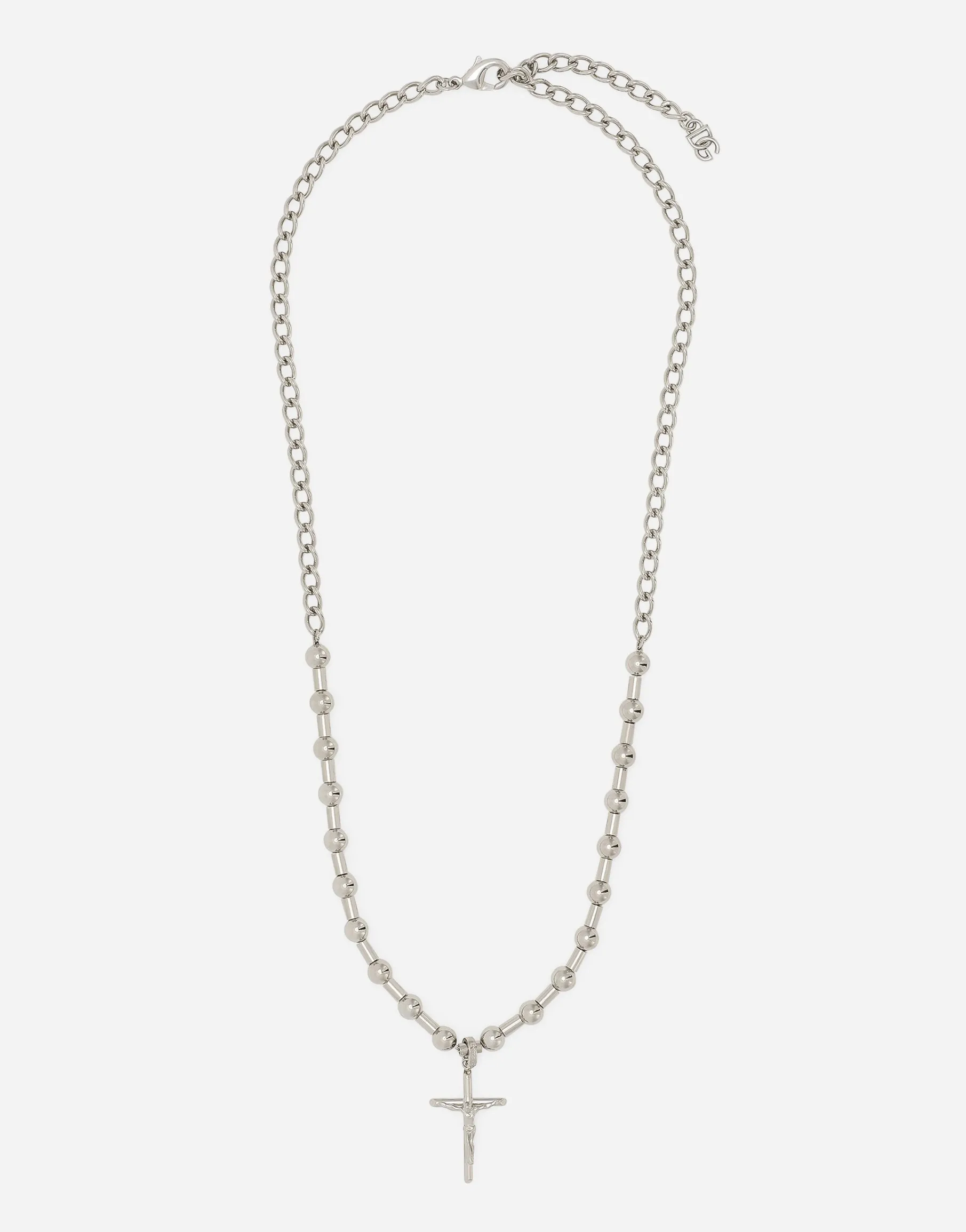 Sphere necklace with “DNA” cross