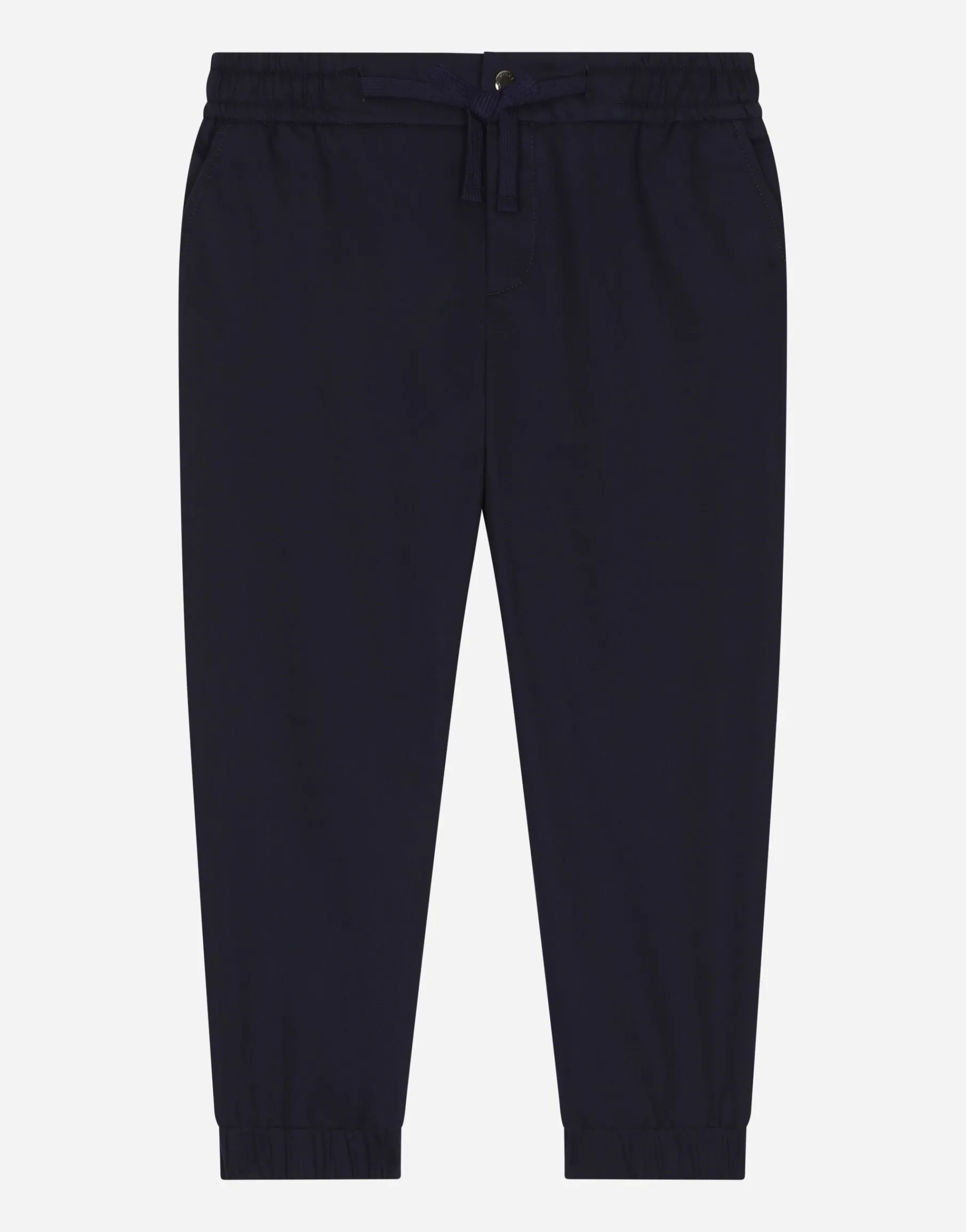 Sporty pants with logo tag