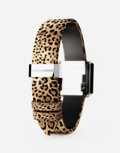 Steel watch with diamonds