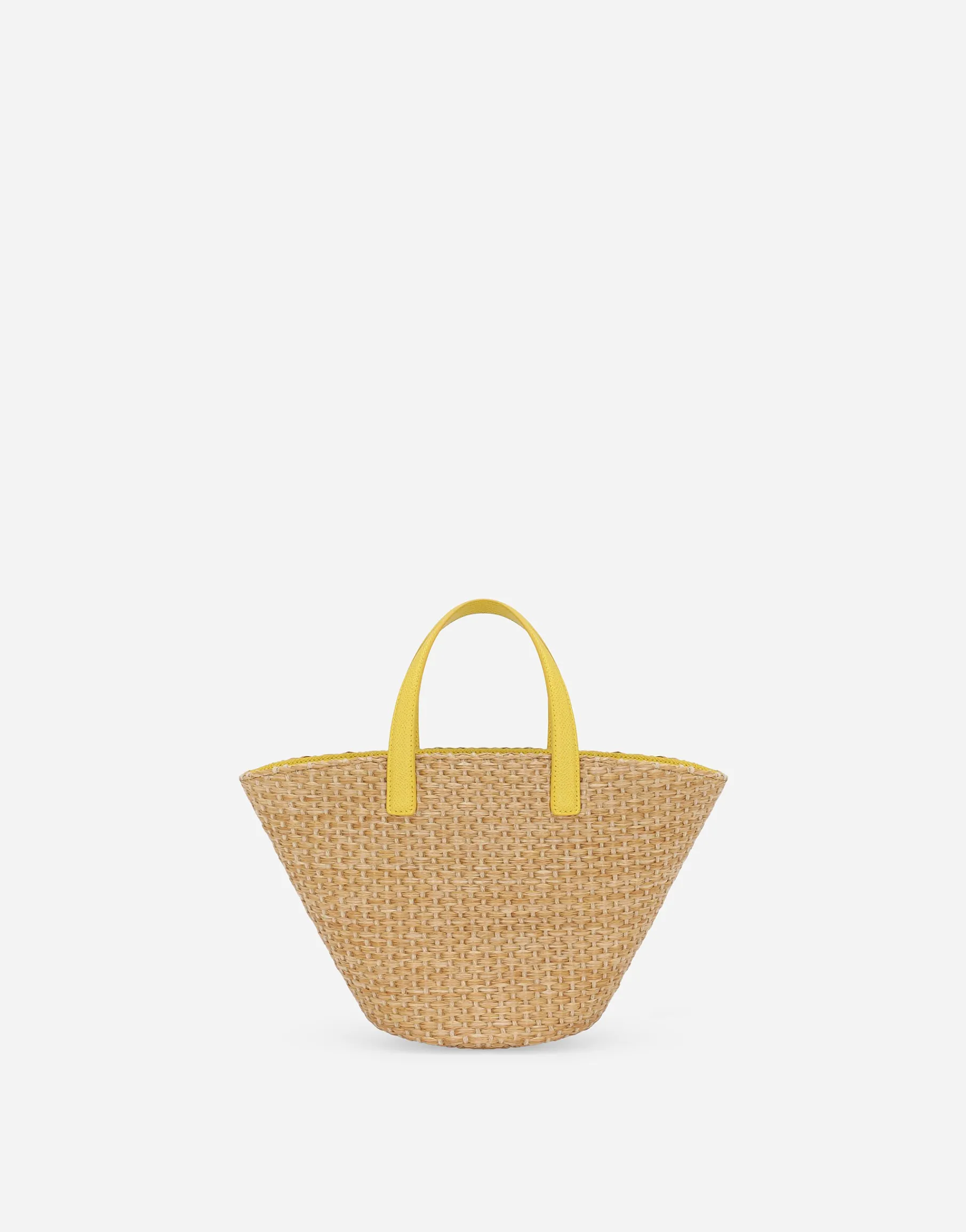 Straw basket with DG logo