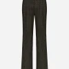 Stretch alpaca and wool straight-leg pants