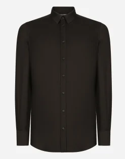 Stretch cotton Gold-fit shirt