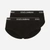 Stretch cotton mid-rise briefs two pack