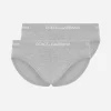 Stretch cotton mid-rise briefs two pack