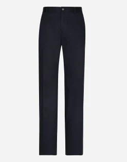 Stretch cotton pants