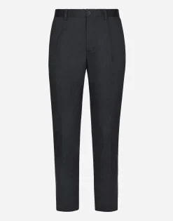 Stretch cotton pants
