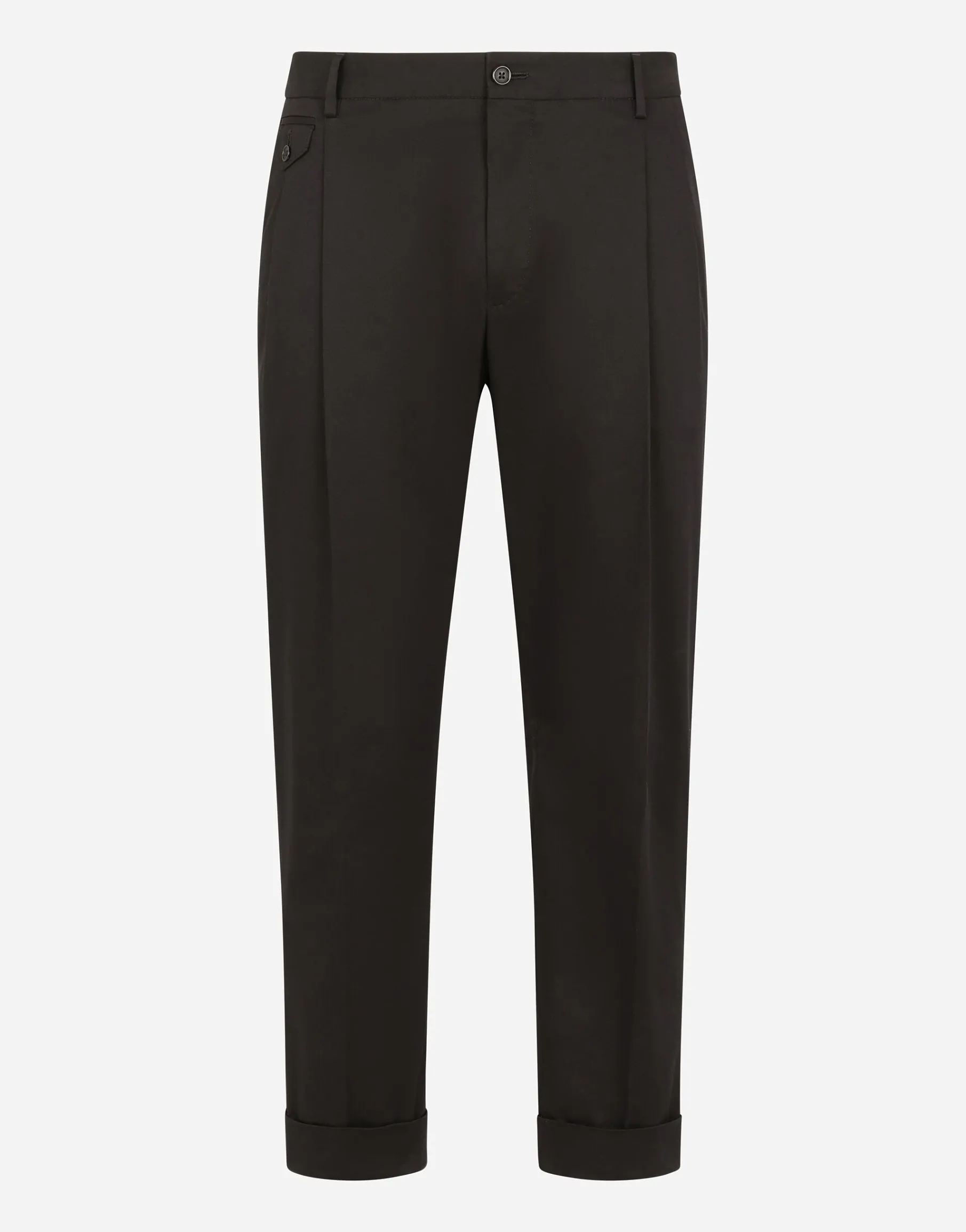 Stretch cotton pants