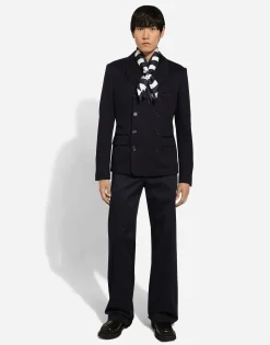 Stretch cotton pants