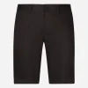 Stretch cotton shorts