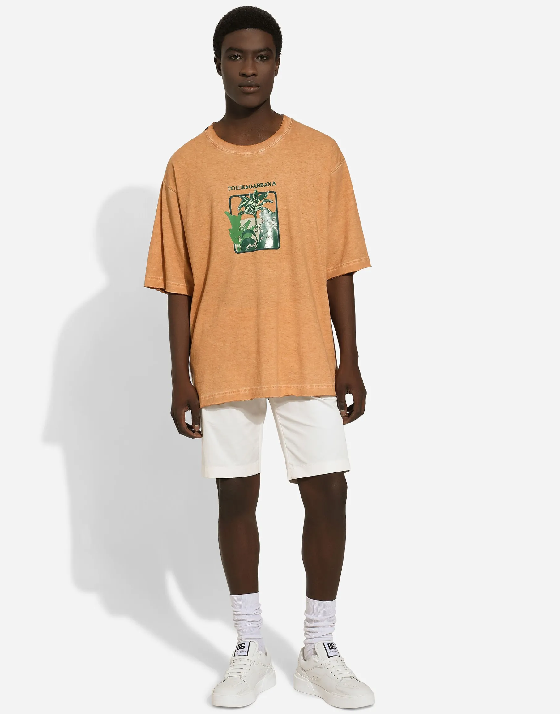 Stretch cotton shorts