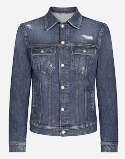 Stretch denim jacket