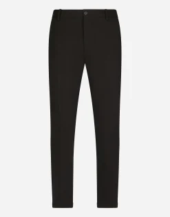 Stretch jersey pants