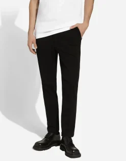 Stretch jersey pants