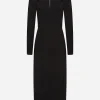 Stretch jersey sheath dress