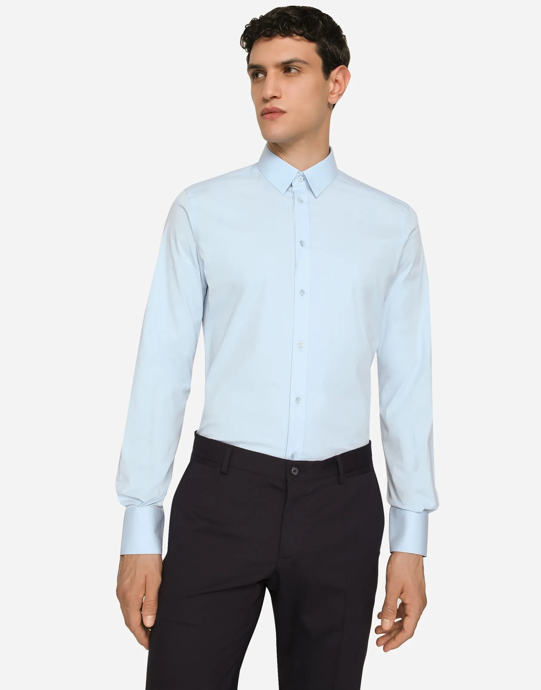 Stretch poplin Gold-fit shirt