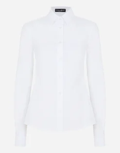 Stretch poplin shirt